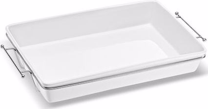 Cryspo Trio Πυρίμαχο Σκεύος Πορσελάνης με Inox Βάση 42cm 2600081